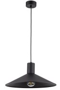 Lampa Wisząca JUMP Czarny Metalowy Klosz 1xE27
