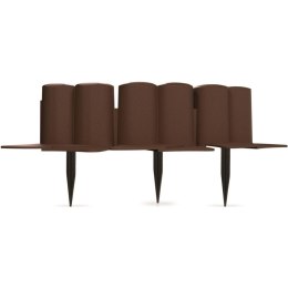 PALISADA OGRODOWA OBRZEŻE TRAWNIKOWE 302CM IPAL 6 BRĄZ