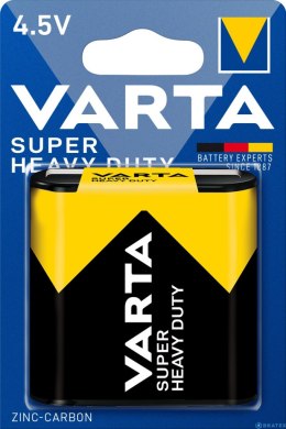 BATERIA CYNKOWA VARTA PŁASKA 3r12 4,5v 2700 mah SUPER HEAVU DUTY 1szt