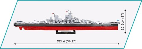 Klocki Historical Collection Iowa-Class Battleship (4w1) - Executive Edition