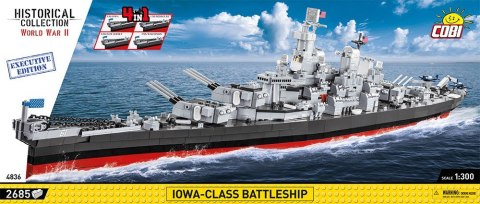 Klocki Historical Collection Iowa-Class Battleship (4w1) - Executive Edition