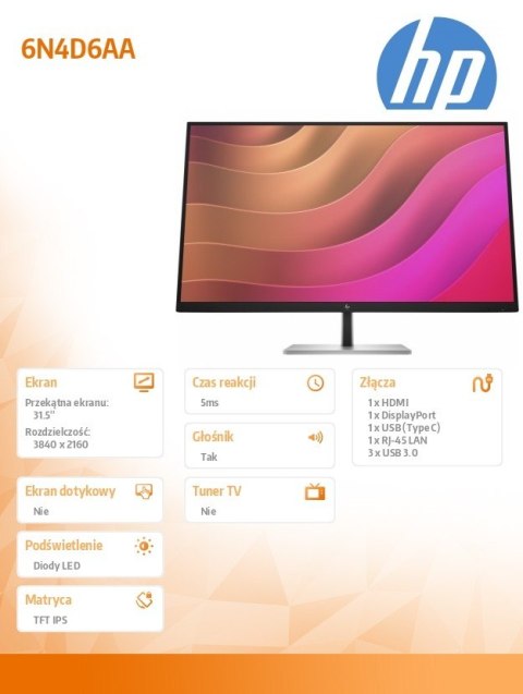 Monitor E32K G5 4K 6N4D6AA