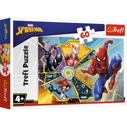Puzzle - 60 - W sieci - Spiderman - Trefl 17372