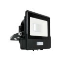Naświetlacz LED SMD 10W z Czujnikiem Ruchu Barwa 4000K, Obudowa Czarna - V-TAC