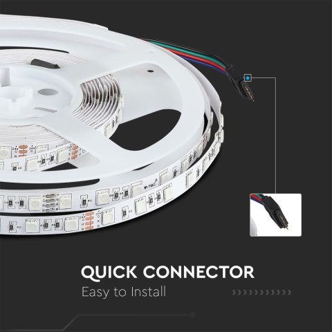 Taśma LED 10W barwa 4000K 5m rolka - profesjonalne Oświetlenie LED V-TAC