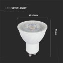 Żarówka LED V-TAC 6W 3000K GU10