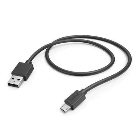 Kabel ładujący data micro UBS 1m Czarny
