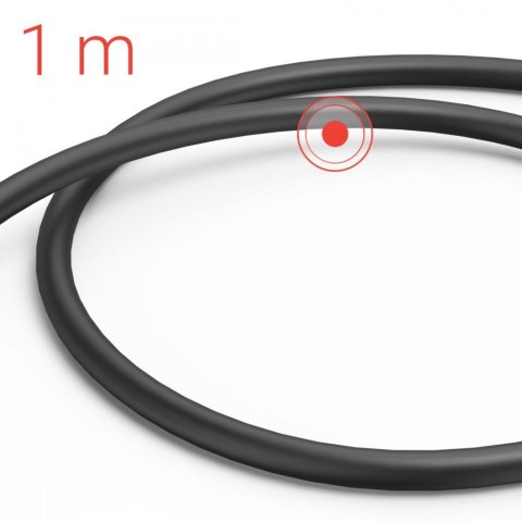 Kabel ładujący data micro UBS 1m Czarny
