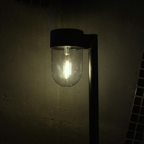 LAMPA SOLARNA WISZĄCY KLOSZ 47CM