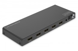 Przełącznik / Switch HDMI 4x1, 8K/60Hz (4:4:4) z HDR, 48 Gbps, HDCP 2.3, Toslink / Stereo, EDID