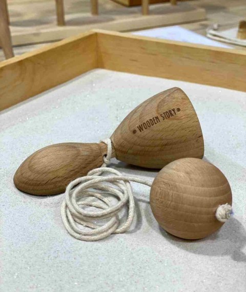 Drewniana Gra Huśtaj i Łap