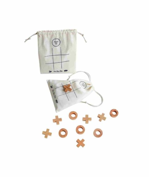 Drewniana Gra Kółko i Krzyżyk