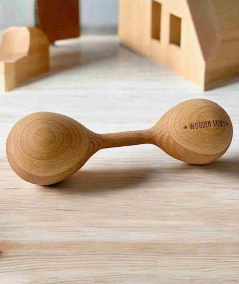 Drewniana Grzechotka Lark