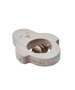 Drewniana Grzechotka - Pingwin