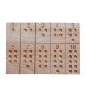 Drewniana Tablica Numeryczna Montessori
