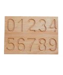 Drewniana Tablica Numeryczna Montessori