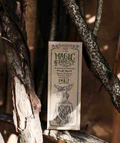 Drewniana Układanka Obracanka Magic Forest - Naturalna