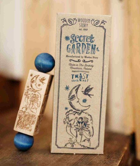 Drewniana Układanka Obracanka Secret Garden - Kolorowa