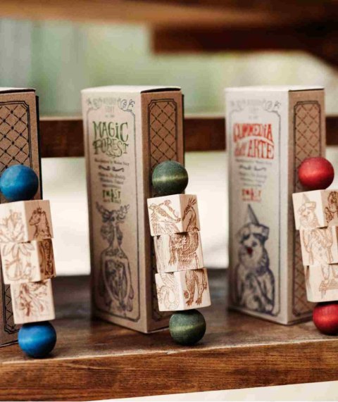 Drewniana Układanka Obracanka Secret Garden - Naturalna