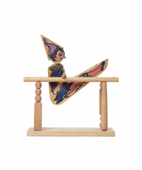 Drewniana Zabawka Akrobata Chłopiec