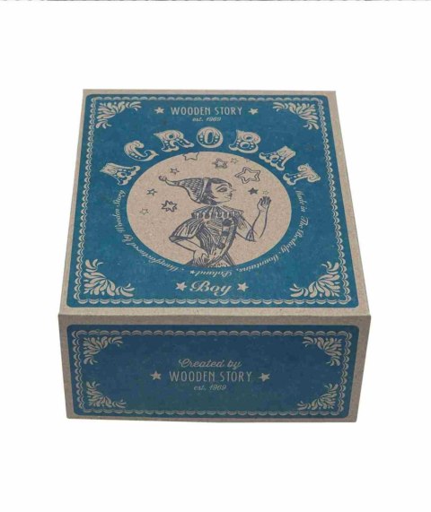 Drewniana Zabawka Akrobata Chłopiec