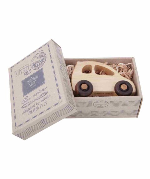 Drewniana Zabawka na Kółkach Auto Eco