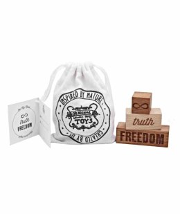 Klocki Drewniane Mam to na Myśli... Freedom, Truth