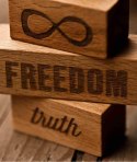 Klocki Drewniane Mam to na Myśli... Freedom, Truth