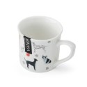 Mikasa, Kubek Porcelanowy Ryflowany Psy - 250 ml