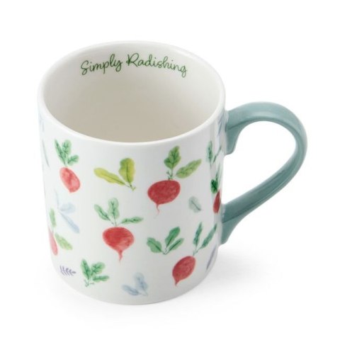 Mikasa, Kubek Porcelanowy Rzodkiewki - 280 ml