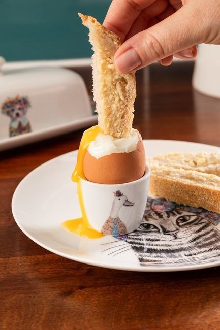 Mikasa Tipperleyhill, Kieliszki Porcelanowe do Jajek Kaczka - 2 szt.