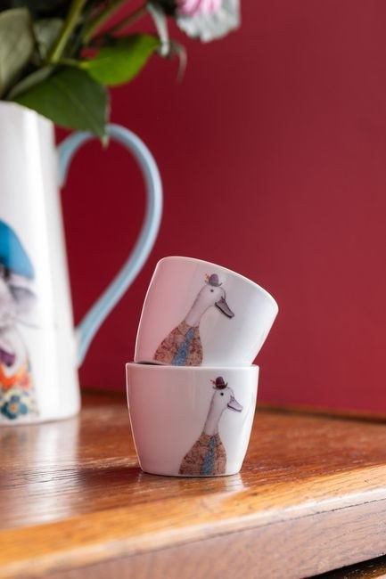 Mikasa Tipperleyhill, Kieliszki Porcelanowe do Jajek Kaczka - 2 szt.