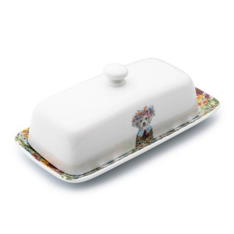 Mikasa Tipperleyhill, Porcelanowy Pojemnik na Masło Szczeniak - 200 g