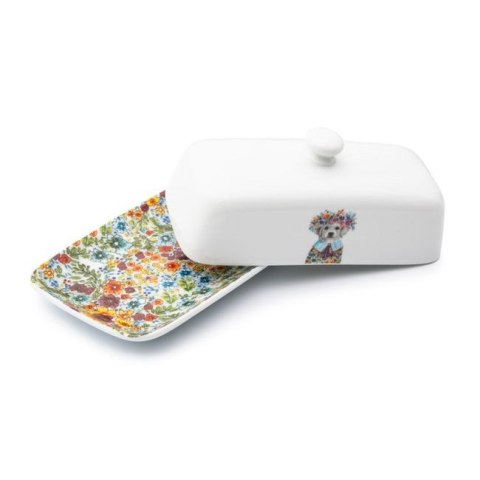 Mikasa Tipperleyhill, Porcelanowy Pojemnik na Masło Szczeniak - 200 g