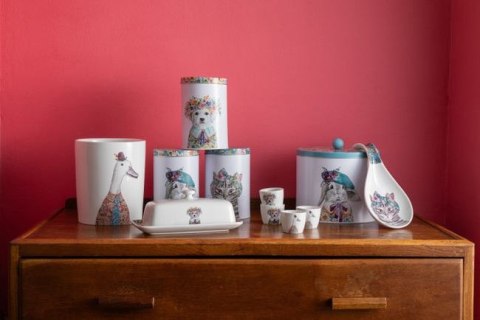 Mikasa Tipperleyhill, Porcelanowy Pojemnik na Masło Szczeniak - 200 g