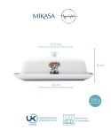Mikasa Tipperleyhill, Porcelanowy Pojemnik na Masło Szczeniak - 200 g