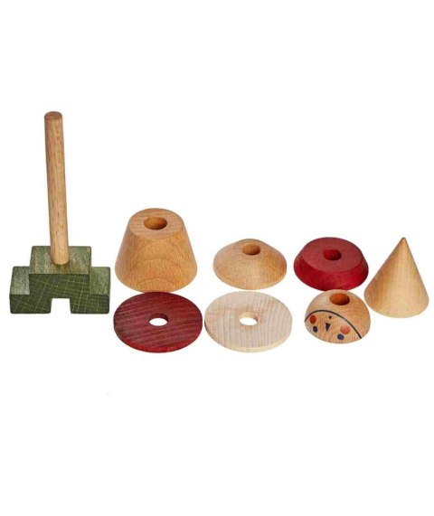 Układanka LALA Stick Fig No.04 - Kolorowa