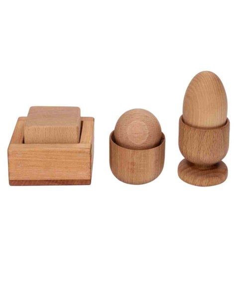 Zestaw Montessori Jajko, Kula i Kwadrat