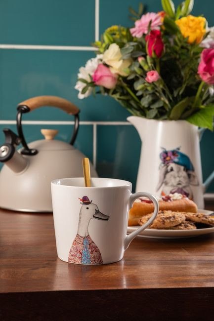 Mikasa Tipperleyhill, Porcelanowy Kubek Kaczka - 380 ml