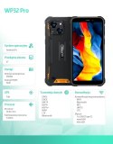 Smartfon WP32 Pro 4G 6/256GB IP69K Pomarańczowy