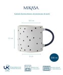 Mikasa, Kubek Kamionkowy Granatowe Kropki - 390 ml