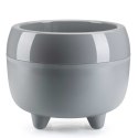 Donica na nóżkach botanica szara 30xh24 cm