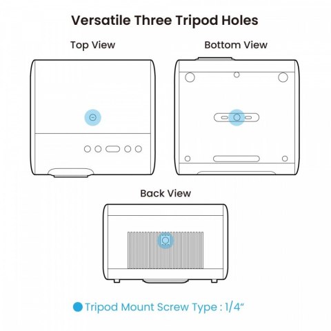 Projektor GP520 4K LED 2600ansi/4K/HDMI