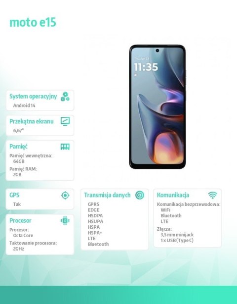 Smartfon moto e15 2/64GB Citadel