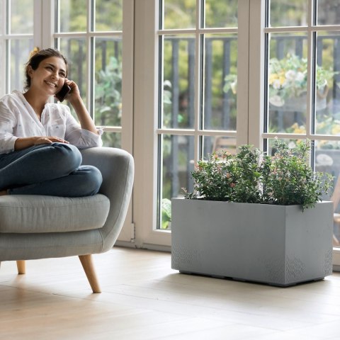 Donica Betonique recykling szary beton h39X78 cm