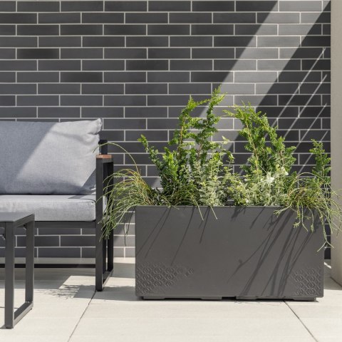 Donica Betonique recykling szary beton h39X78 cm