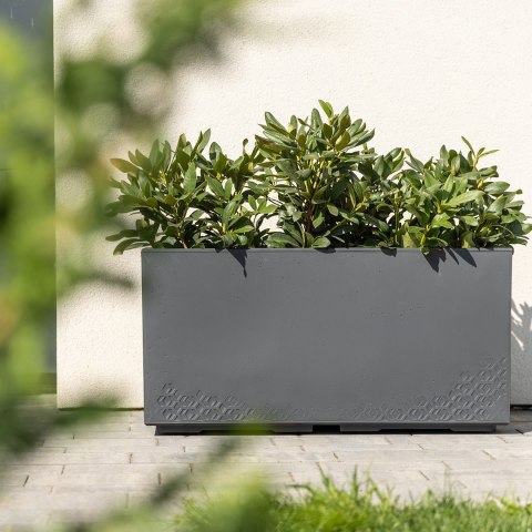 Donica Betonique recykling szary beton h39X78 cm