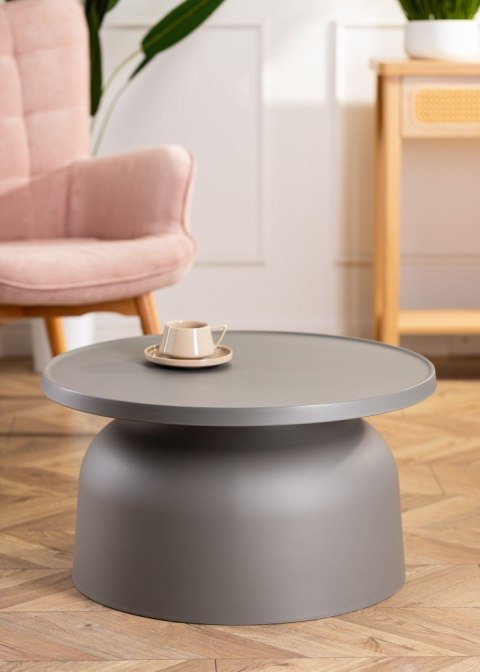 Dwa minimalistyczne stoliki OTTO szare