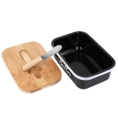 MASELNICZKA STALOWA Z NOŻYKIEM DO SMAROWANIA 2671