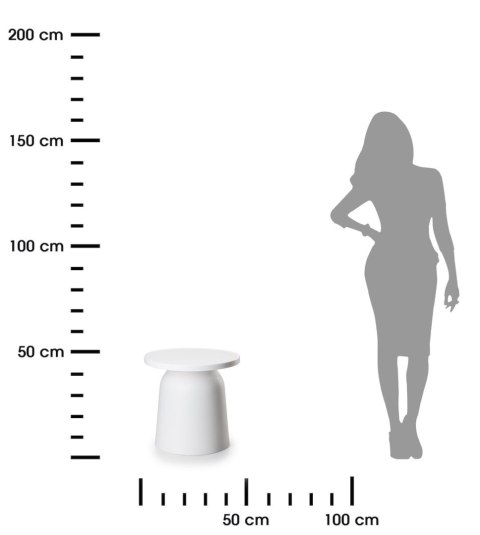 Minimalistyczny stolik OTTO1 biały
